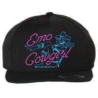 Megan Emo Cowgirl Am I Okay Wool Snapback Cap