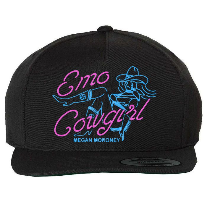 Megan Emo Cowgirl Am I Okay Wool Snapback Cap