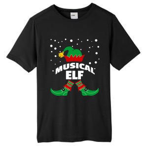 Musical Elf Christmas Family Group Pictures SantaS Helper Gift Tall Fusion ChromaSoft Performance T-Shirt