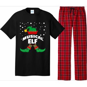 Musical Elf Christmas Family Group Pictures SantaS Helper Gift Pajama Set