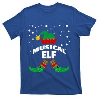 Musical Elf Christmas Family Group Pictures SantaS Helper Gift T-Shirt