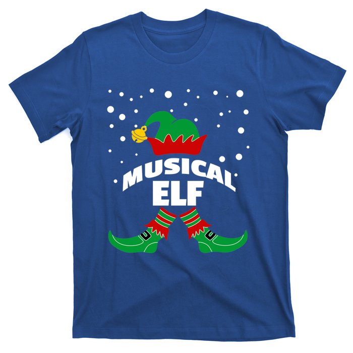 Musical Elf Christmas Family Group Pictures SantaS Helper Gift T-Shirt