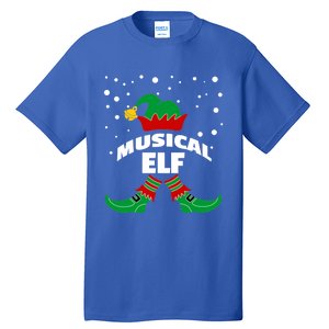 Musical Elf Christmas Family Group Pictures SantaS Helper Gift Tall T-Shirt