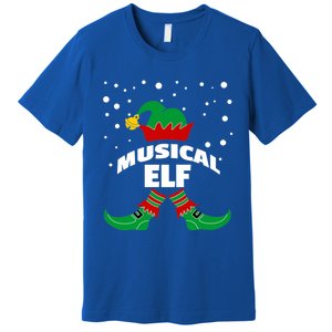 Musical Elf Christmas Family Group Pictures SantaS Helper Gift Premium T-Shirt