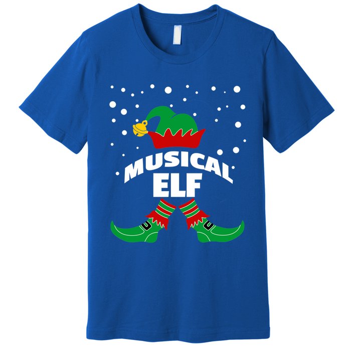 Musical Elf Christmas Family Group Pictures SantaS Helper Gift Premium T-Shirt