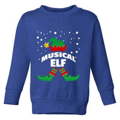 Musical Elf Christmas Family Group Pictures SantaS Helper Gift Toddler Sweatshirt