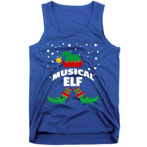 Musical Elf Christmas Family Group Pictures SantaS Helper Gift Tank Top