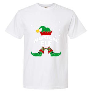 Musical Elf Christmas Family Group Pictures SantaS Helper Gift Garment-Dyed Heavyweight T-Shirt