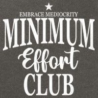 Medium Effort Club Embrace Mediocrity Cotton Canvas Backpack