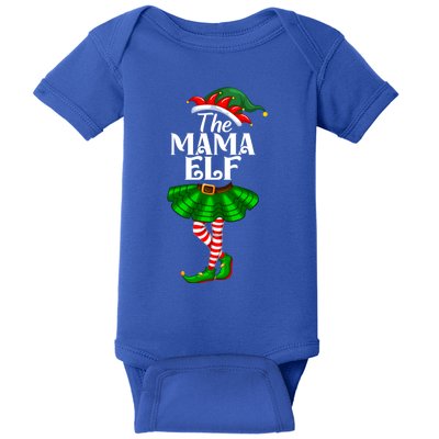 Mama Elf Christmas Costume Matching Family Mama Elf Squad Gift Baby Bodysuit