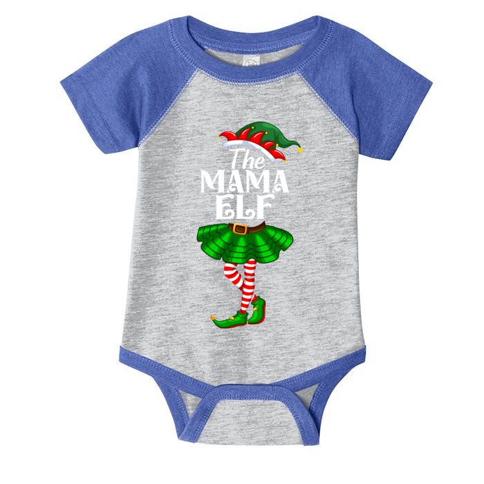 Mama Elf Christmas Costume Matching Family Mama Elf Squad Gift Infant Baby Jersey Bodysuit