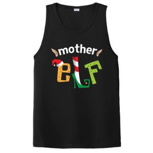 Mother Elf Christmas Elves Squad Mama Matching Elf Family Gift PosiCharge Competitor Tank