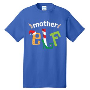 Mother Elf Christmas Elves Squad Mama Matching Elf Family Gift Tall T-Shirt