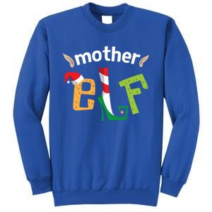 Mother Elf Christmas Elves Squad Mama Matching Elf Family Gift Tall Sweatshirt