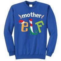 Mother Elf Christmas Elves Squad Mama Matching Elf Family Gift Tall Sweatshirt