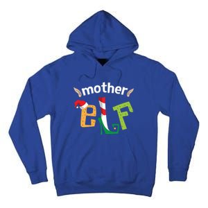 Mother Elf Christmas Elves Squad Mama Matching Elf Family Gift Tall Hoodie