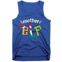 Mother Elf Christmas Elves Squad Mama Matching Elf Family Gift Tank Top