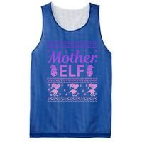 Mother Elf Christmas Family Ugly Xmas Christmas Gift Mesh Reversible Basketball Jersey Tank