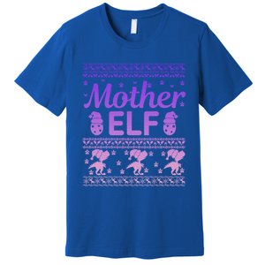 Mother Elf Christmas Family Ugly Xmas Christmas Gift Premium T-Shirt