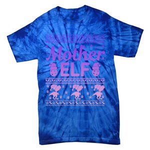 Mother Elf Christmas Family Ugly Xmas Christmas Gift Tie-Dye T-Shirt