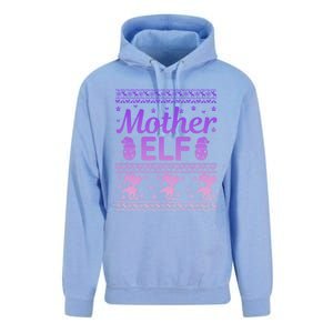 Mother Elf Christmas Family Ugly Xmas Christmas Gift Unisex Surf Hoodie