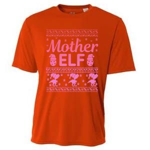 Mother Elf Christmas Family Ugly Xmas Christmas Gift Cooling Performance Crew T-Shirt