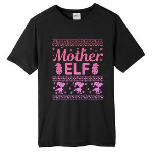 Mother Elf Christmas Family Ugly Xmas Christmas Gift Tall Fusion ChromaSoft Performance T-Shirt