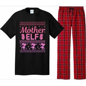 Mother Elf Christmas Family Ugly Xmas Christmas Gift Pajama Set