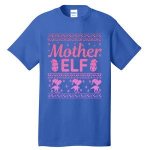 Mother Elf Christmas Family Ugly Xmas Christmas Gift Tall T-Shirt