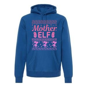 Mother Elf Christmas Family Ugly Xmas Christmas Gift Premium Hoodie