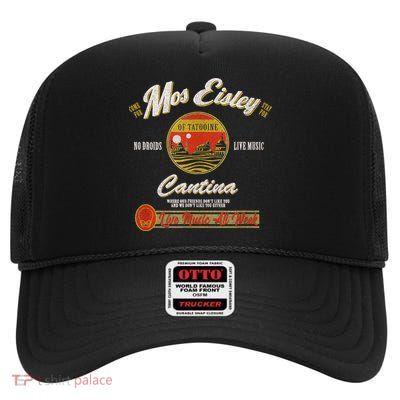 Mos Eisley Cantina Tatooine High Crown Mesh Back Trucker Hat