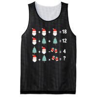 Math Equation Christmas Pajama Cool Teacher Santa Xmas Tree Mesh Reversible Basketball Jersey Tank