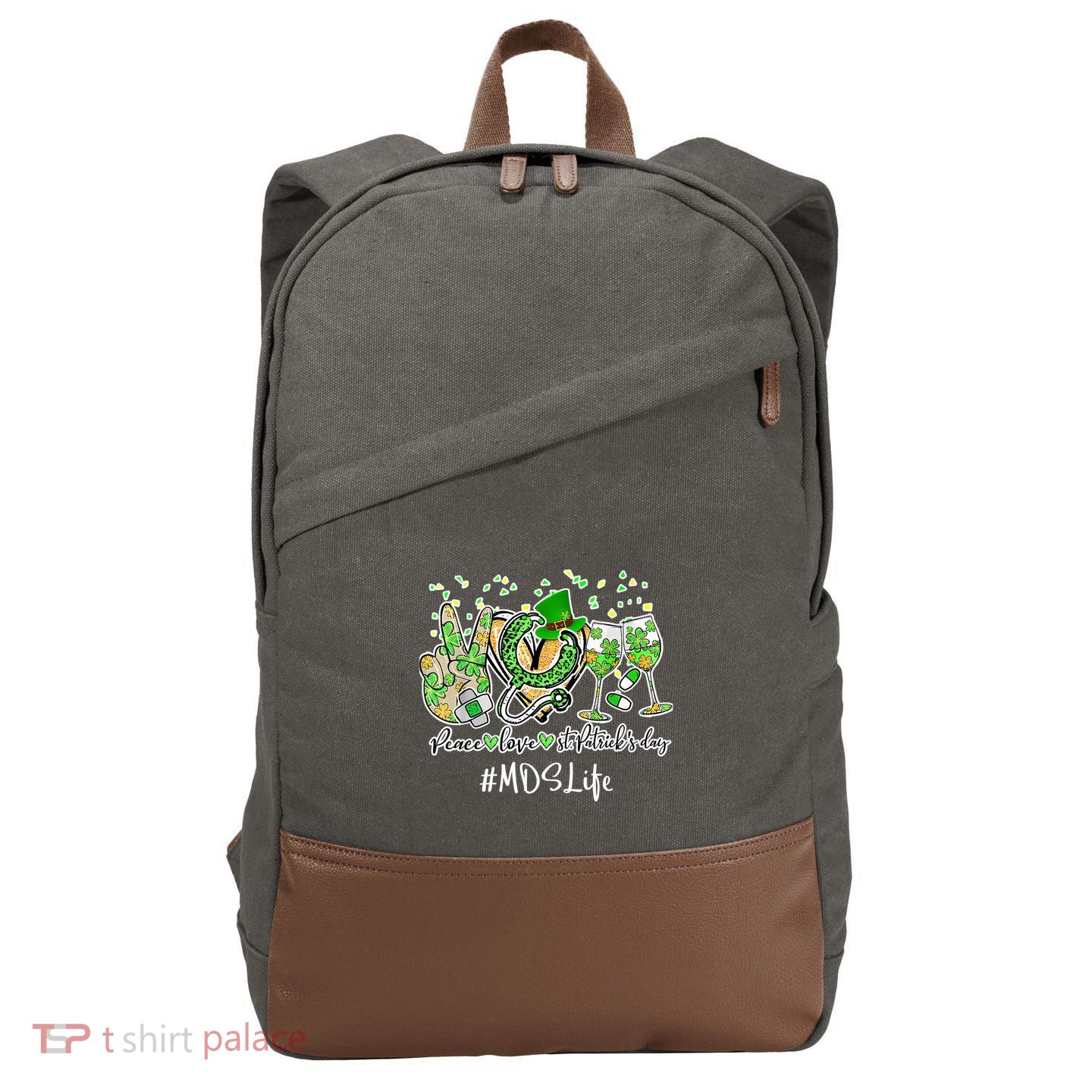 Mds Emt Cma Lpn Nurse Cotton Canvas Backpack