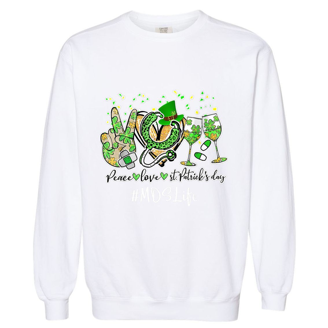 Mds Emt Cma Lpn Nurse Garment-Dyed Sweatshirt