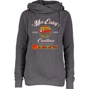 Mos Eisley Cantina Womens Funnel Neck Pullover Hood