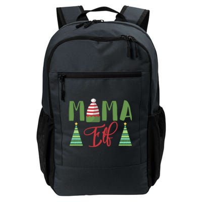 Mama Elf Christmas Elf Mother Mom Elf Funny Gift Daily Commute Backpack