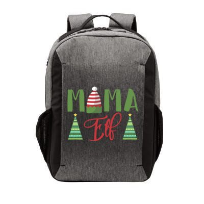 Mama Elf Christmas Elf Mother Mom Elf Funny Gift Vector Backpack