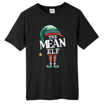 Mean Elf Christmas Group Xmas Pajama Party Cute Gift Tall Fusion ChromaSoft Performance T-Shirt