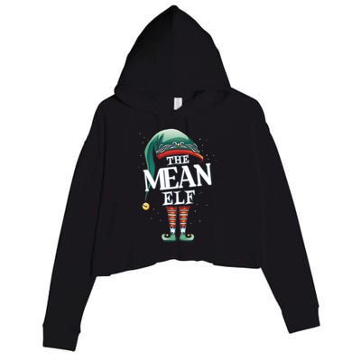 Mean Elf Christmas Group Xmas Pajama Party Cute Gift Crop Fleece Hoodie