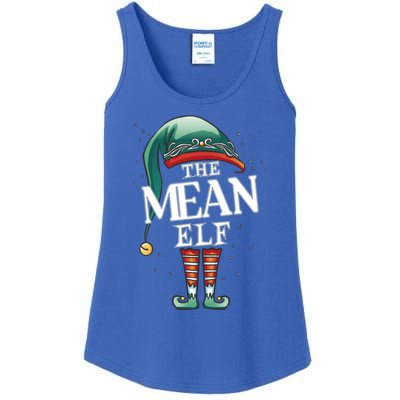 Mean Elf Christmas Group Xmas Pajama Party Cute Gift Ladies Essential Tank