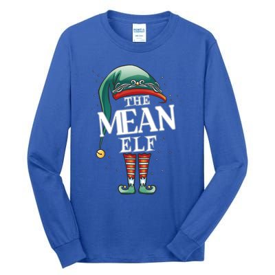 Mean Elf Christmas Group Xmas Pajama Party Cute Gift Tall Long Sleeve T-Shirt