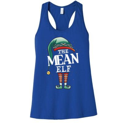 Mean Elf Christmas Group Xmas Pajama Party Cute Gift Women's Racerback Tank