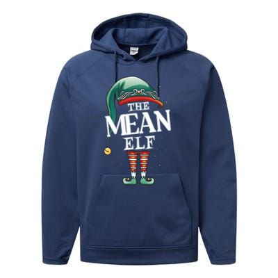 Mean Elf Christmas Group Xmas Pajama Party Cute Gift Performance Fleece Hoodie