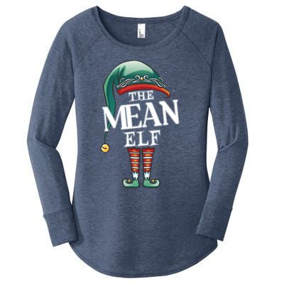 Mean Elf Christmas Group Xmas Pajama Party Cute Gift Women's Perfect Tri Tunic Long Sleeve Shirt