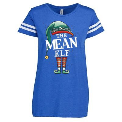 Mean Elf Christmas Group Xmas Pajama Party Cute Gift Enza Ladies Jersey Football T-Shirt