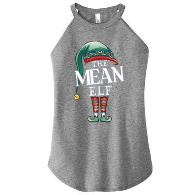 Mean Elf Christmas Group Xmas Pajama Party Cute Gift Women's Perfect Tri Rocker Tank