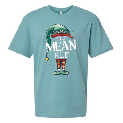 Mean Elf Christmas Group Xmas Pajama Party Cute Gift Sueded Cloud Jersey T-Shirt