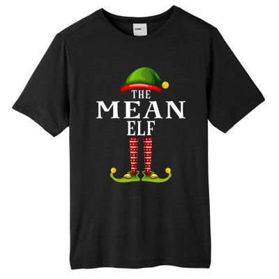 Mean Elf Christmas Matching Family Group Pjs Gift Tall Fusion ChromaSoft Performance T-Shirt