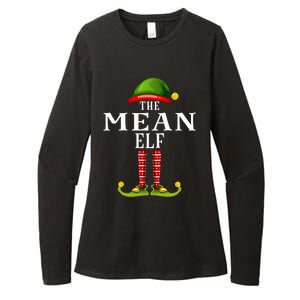 Mean Elf Christmas Matching Family Group Pjs Gift Womens CVC Long Sleeve Shirt