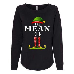 Mean Elf Christmas Matching Family Group Pjs Gift Womens California Wash Sweatshirt